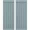 Ekena Millwork Americraft 6-Board Exterior Wood Joined Board-n-Batten Shutters w/ End Batten, ARW103BB621X77SBH, PR ARW103BB621X77SBH - alternate 1